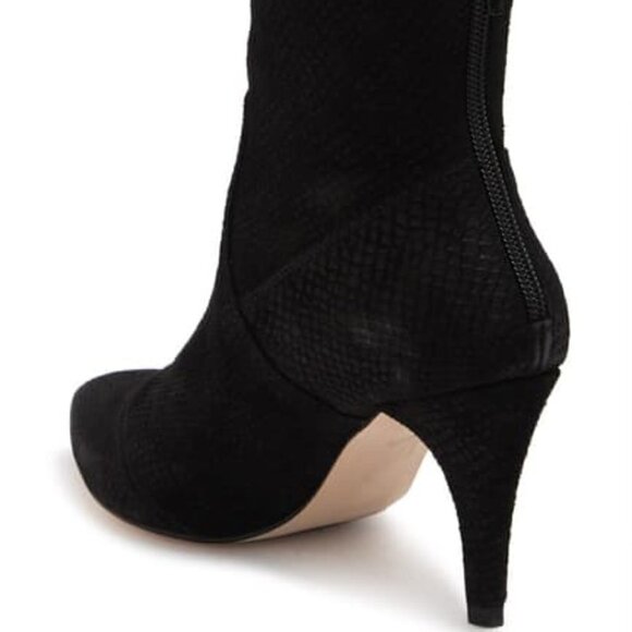 Free People Willa Leather Ankle Black Witchcore Booties New Size 11 - Picture 6 of 16